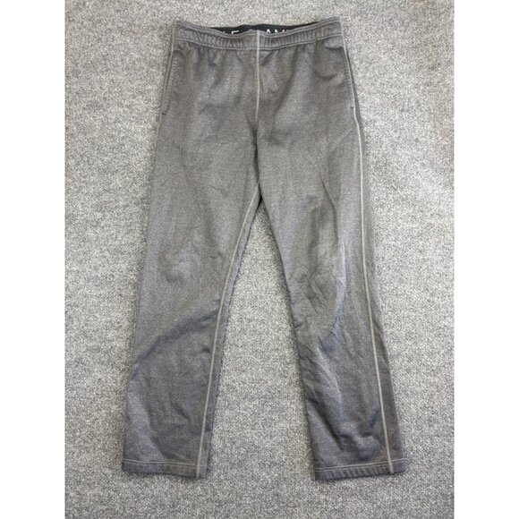 American Eagle Sweatpants Men's M Gray Pockets Pull On Straight Fleece Lined - Picture 1 of 7